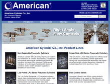 Tablet Screenshot of americancylinder.com